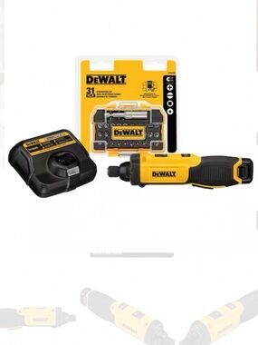 Dewalt 8-Volt MAX Cordless 1/4 in. Hex Gyroscopic Screwdriver with Accessory Kit
